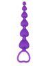 Анальная цепочка Heart Booty Beads-Purple 291353 Chisa
