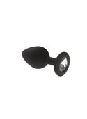 Анальная пробка, Black Silicone Diamond, M 280234 sLash