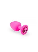 Анальная пробка, Pink Silicone Pink Rhodolite, M 280239 sLash