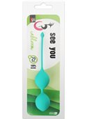 Вагинальные шарики SEE YOU IN BLOOM DUO BALLS 29MM GREEN DT21233 Dream Toys