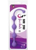 Анальная цепочка  SEE YOU FOUR BEADS ANAL PURPLE DT21219 Dream Toys