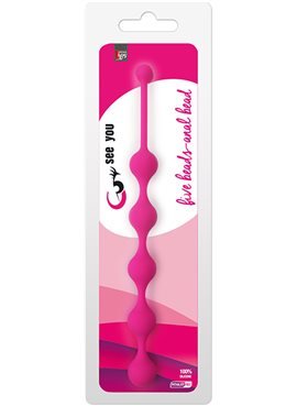 Анальная цепочка  SEE YOU FIVE BEADS ANAL FUCHSIA DT21224 Dream Toys