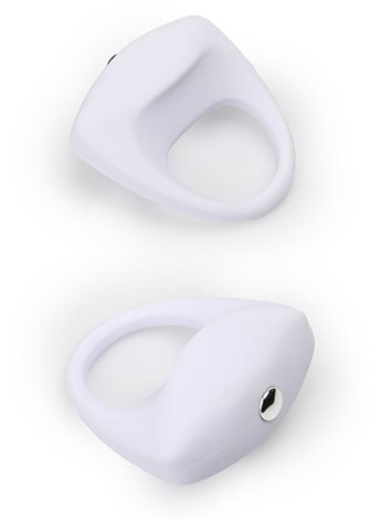 Эрекционное кольцо LIT-UP SILICONE STIMU RING 8 WHITE DT21240 Dream Toys