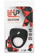 Эрекционное кольцо LIT-UP SILICONE STIMU RING 7 BLACK DT21239 Dream Toys