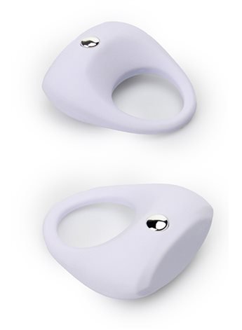 Эрекционное кольцо LIT-UP SILICONE STIMU RING 7 WHITE DT21238 Dream Toys