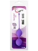 Вагинальные шарики SEE YOU IN BLOOM DUO BALLS 29MM PURPLE DT21232 Dream Toys