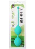 Вагинальные шарики SEE YOU IN BLOOM DUO BALLS 36MM GREEN DT21230 Dream Toys