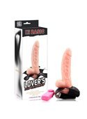 Удлинняющий страпон с вибрацией Stunt Cock - Natural 291662 Chisa