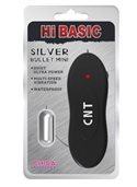 Вибропуля Silver Bullet Mini-black  291685 Chisa