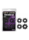 Набор колец Cock Rings Set-black 291003 Chisa