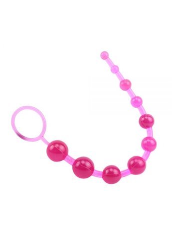 Анальная цепочка SASSY Anal Beads-Pink 291324 Chisa