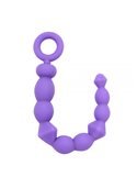 Анальная цепочка BENDY BEADS-purple  291342 Chisa