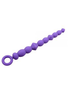 Анальная цепочка BENDY BEADS-purple  291342 Chisa