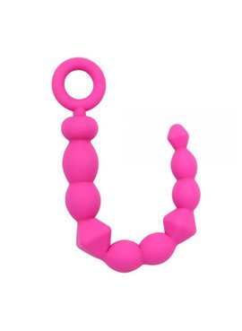 Анальная цепочка BENDY BEADS-pink  291343 Chisa