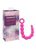 Анальная цепочка BENDY BEADS-pink  291343 Chisa