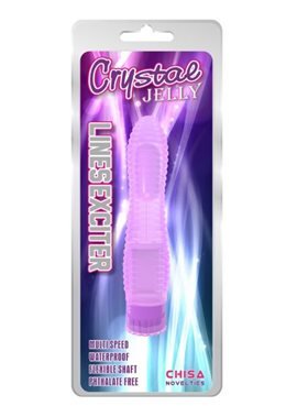 Вибромассажер Chisa Jelly Lines Exciter, Purple 291616 Chisa