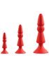 MENZSTUFF 3-PIECE ANAL CONE SET RED DT21284 Dream Toys