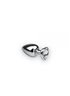 Анальная пробка, Silver Heart Diamond, S 281292 sLash