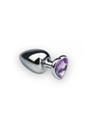Анальная пробка, Silver Heart Tourmalin, L 281240 sLash