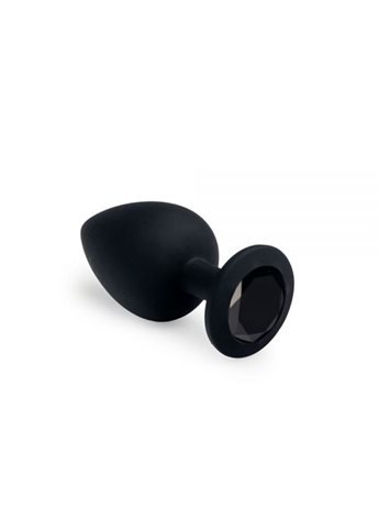 Анальная пробка, Black Silicone, Black Diamond, L 281243 sLash