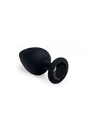 Анальная пробка, Black Silicone, Black Diamond, L 281243 sLash