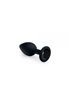Анальная пробка, Black Silicone, Black Diamond, S 281245 sLash