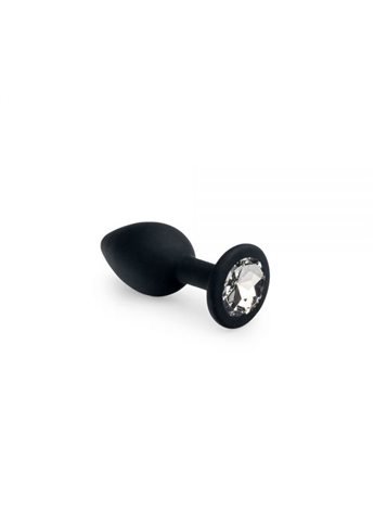 Анальная пробка, Black Silicone Diamond, S 281246 sLash
