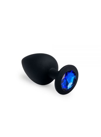 Анальная пробка, Black Silicone Sapphire, L 281252 sLash