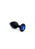 Анальная пробка, Black Silicone Sapphire, S 281254 sLash