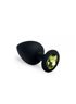 Анальная пробка, Black Silicone Chrysolite, L 281256 sLash