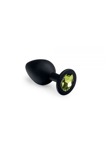 Анальная пробка, Black Silicone Chrysolite, M 281257 sLash