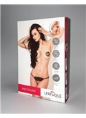 Трусики Overslip with a strap, lace and playful loops black, XS/S (42-44) 285007XSS LeFrivole