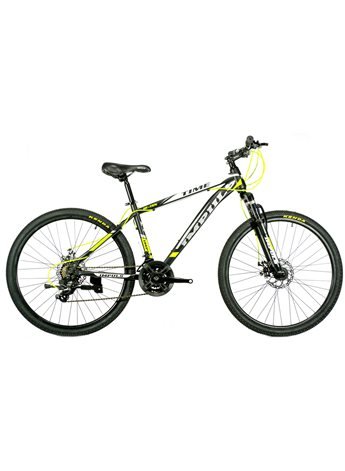 Велосипед Impuls Bike TIME 26" NEW рама 16 Черно-бело-салатовый 2019