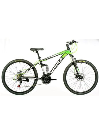 Велосипед Impuls Bike SWORD 26" NEW рама 15 Черно-бело-салатовый 2019
