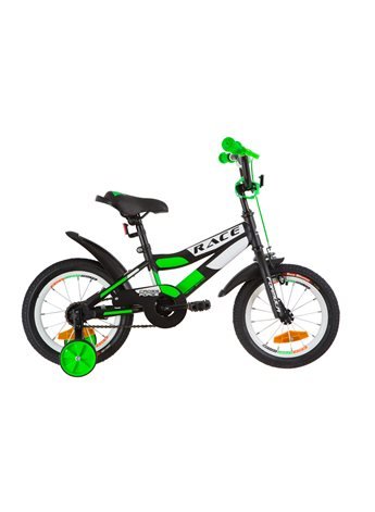 Велосипед детский Formula Kids 14 RACE OPS-FRK-14-003 Черно-Салатный 2019