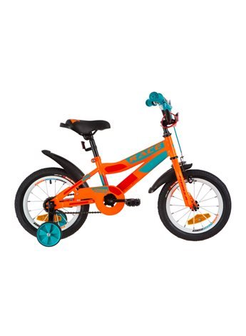 Велосипед детский Formula Kids 14 RACE OPS-FRK-14-004 Оранжево-Бирюзовый 2019