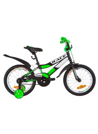 Велосипед детский Formula Kids 16 RACE OPS-FRK-16-071 Черно-Салатный 2019