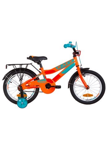 Велосипед детский Formula Kids 16 RACECR OPS-FRK-16-079 Оранжево-Бирюзовый 2019