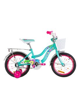 Велосипед детский Formula Kids 16 FLOWER  OPS-FRK-16-062 Бирюзовый 2019