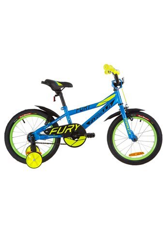 Велосипед детский Formula Kids 16 FURY OPS-FRK-16-066 Голубой С Зеленым 2019