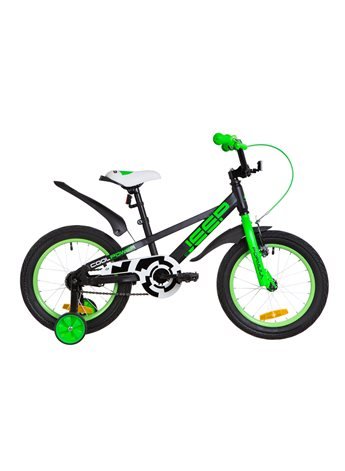 Велосипед детский Formula Kids 16 JEEP OPS-FRK-16-069 Черно-Салатный 2019