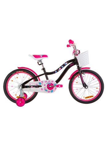 Велосипед детский Formula Kids 18 ALICIA OPS-FRK-18-037 Черный С Розовым 2019