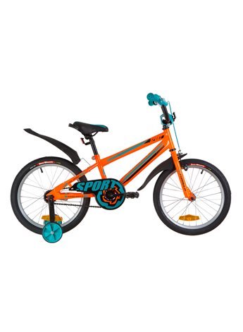 Велосипед детский Formula Kids 18 SPORT  OPS-FRK-18-039 Оранжево-Бирюзовый 2019