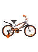 Велосипед детский Formula Kids 18 SPORT  OPS-FRK-18-040 Серо-Черный С Оранжевым 2019