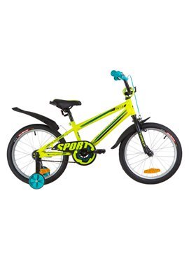 Велосипед детский Formula Kids 18 SPORT  OPS-FRK-18-041 Салатно-Бирюзовый 2019