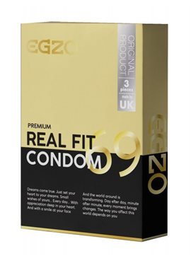 Анатомические презервативы EGZO "Real fit" 282060 EGZO