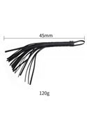 Флогер BDSM-NEW PVC Whip Thick, black 281341 sLash