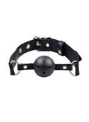 Кляп BDSM-NEW Hermes ball gag plastic, black 280388 sLash