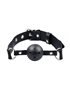 Кляп BDSM-NEW Hermes ball gag plastic, black 280388 sLash