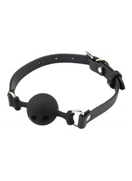 Кляп BDSM-NEW Perfect ball gag silicone, black 280387 sLash